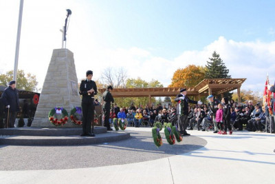 Cenotaph Dedication & Remembrance Day Celebration